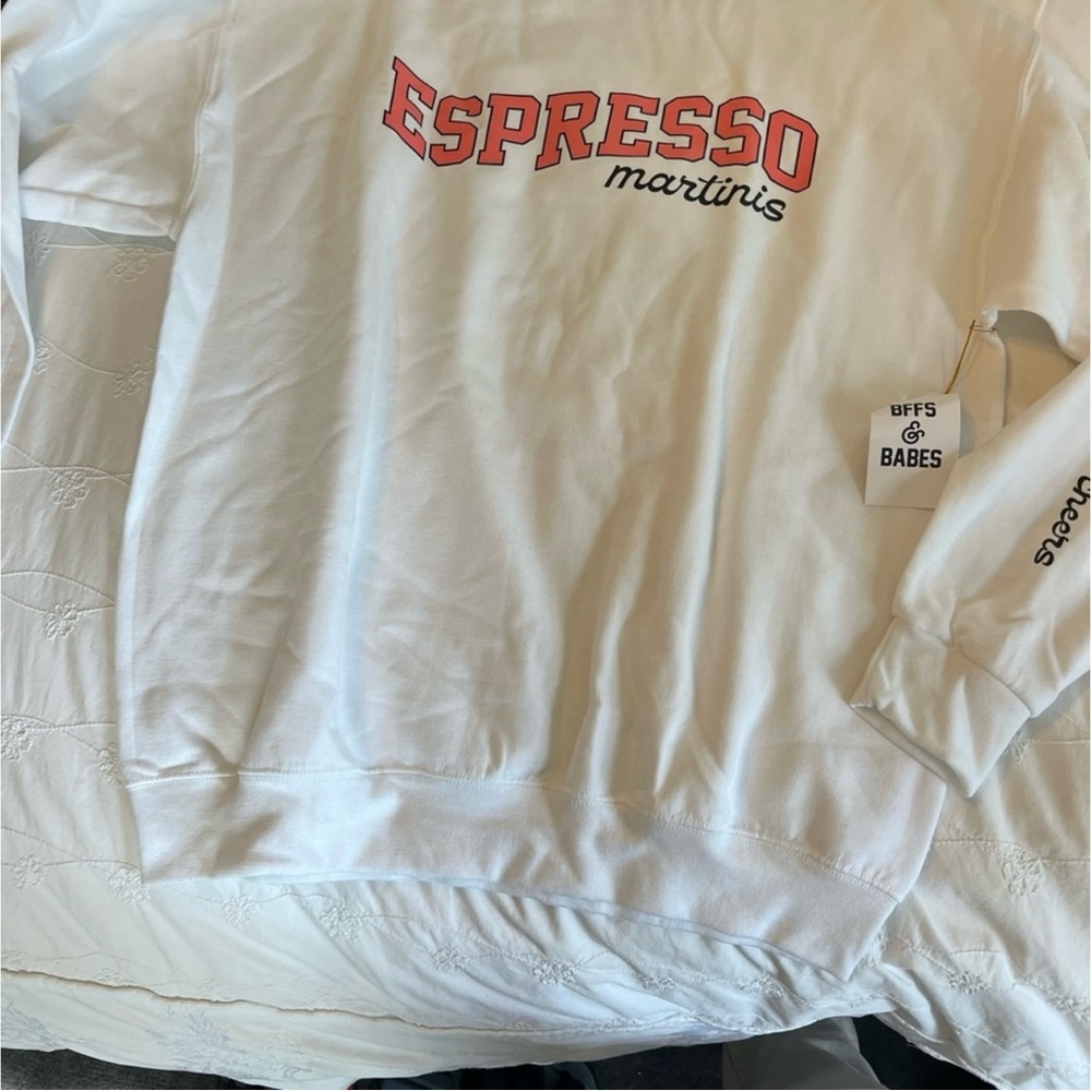 White 'Espresso Martini' Sweatshirt